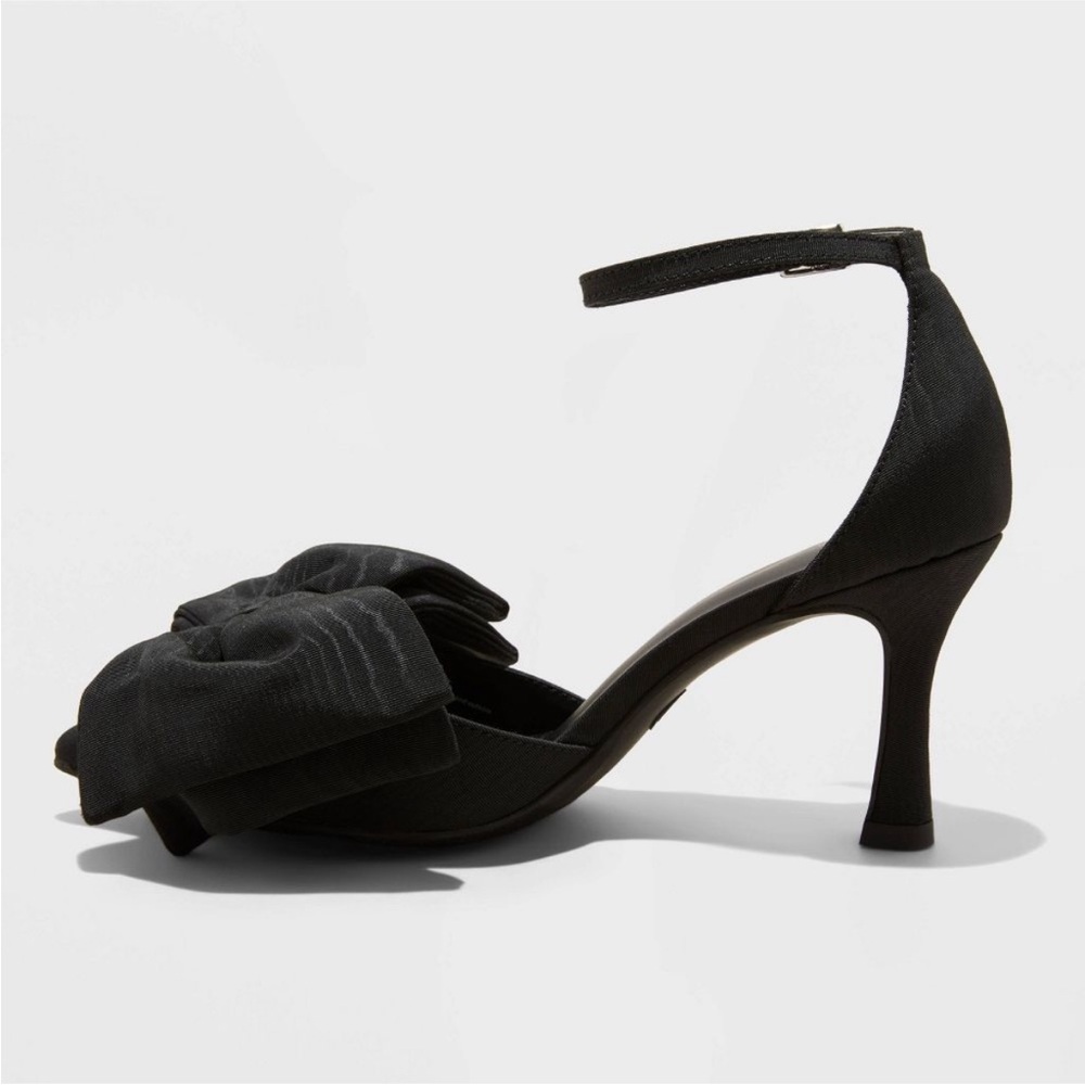 Grace Bow Heels with Memory Foam Insole - Picture 2 of 6